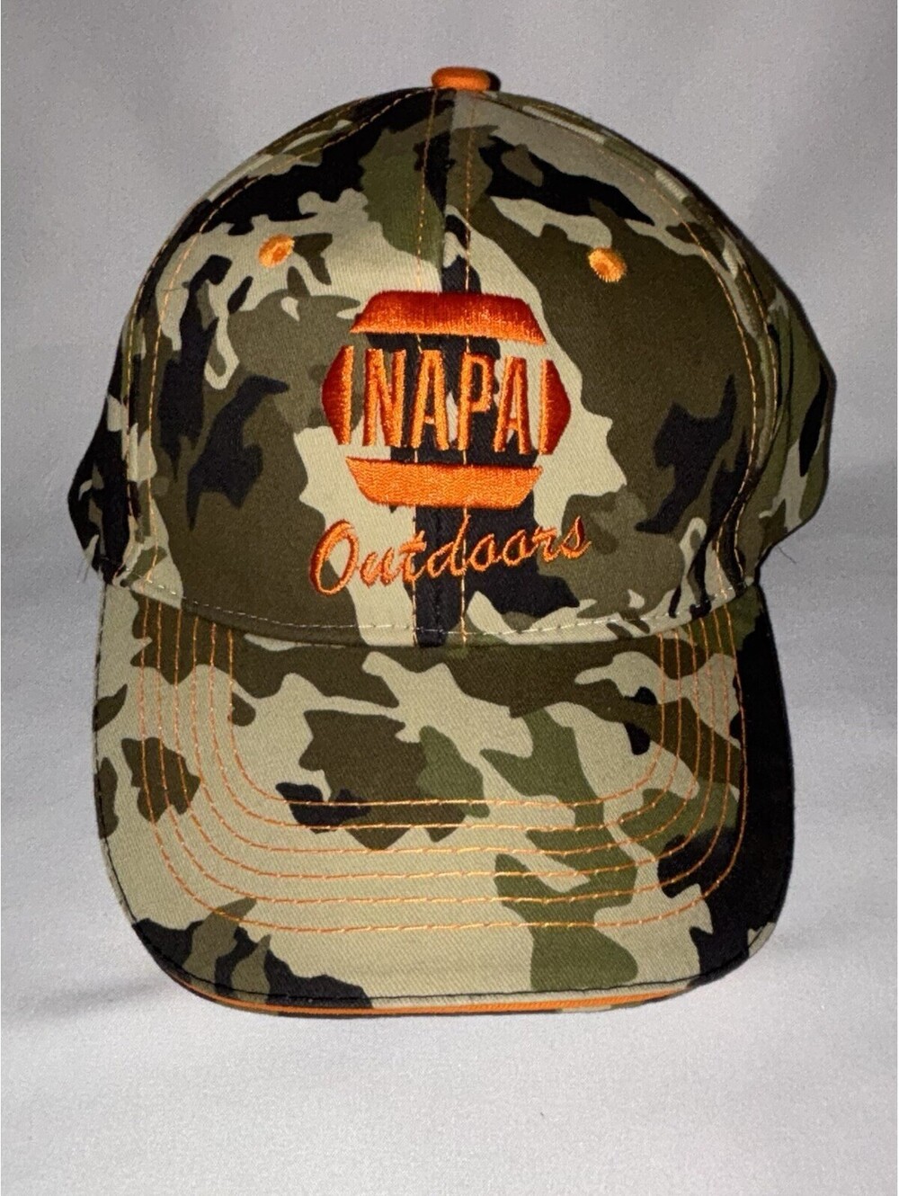 NAPA Outdoors Camo Hat Cap Strap Back Adjustable New Shape Hunting Camping
